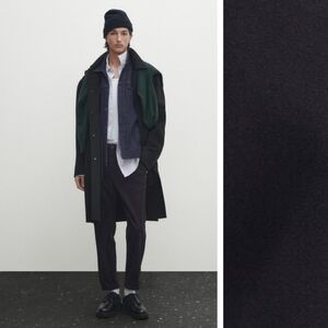 Massimo Dutti Slim Fit Chino Cuffed Trousers